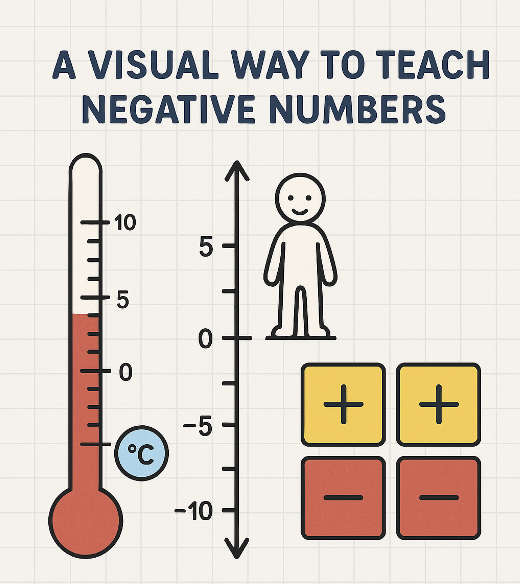 Visualize Negative Numbers NuLake Ltd - Innovative Maths Publishers