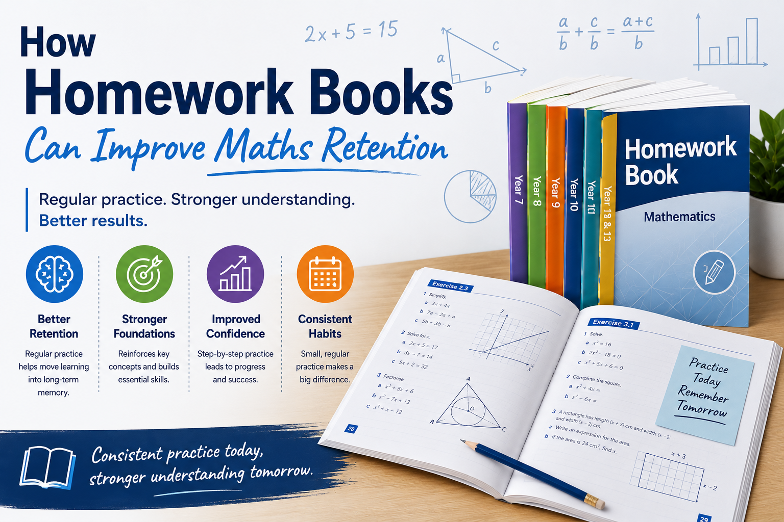 How Homework Books Can Improve Maths Retention
