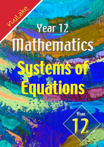 Systems of Equations eFlip Book Year 12